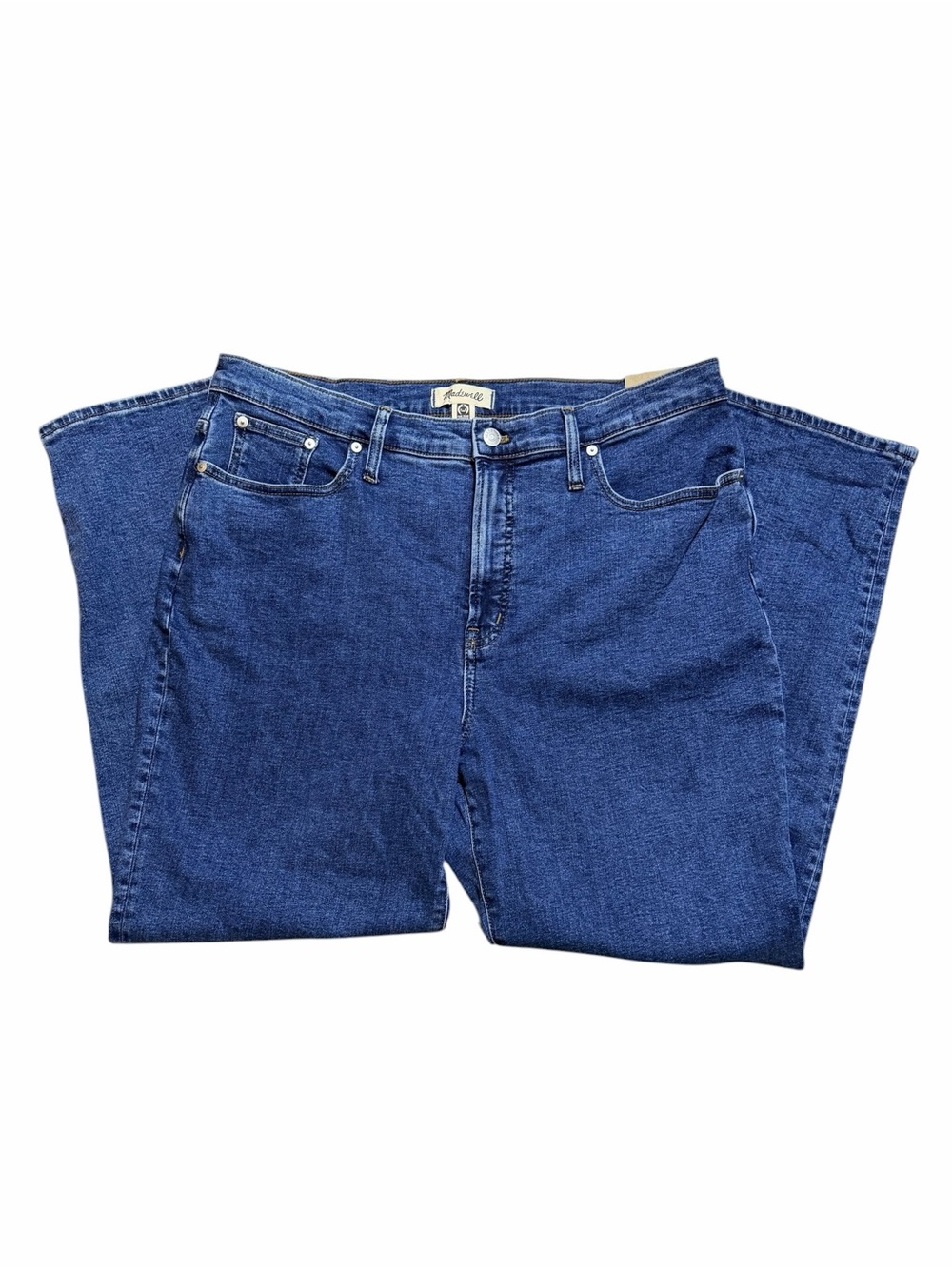Madewell The Perfect Vintage Straight Leg Jeans Blue Denim W32 Size 32